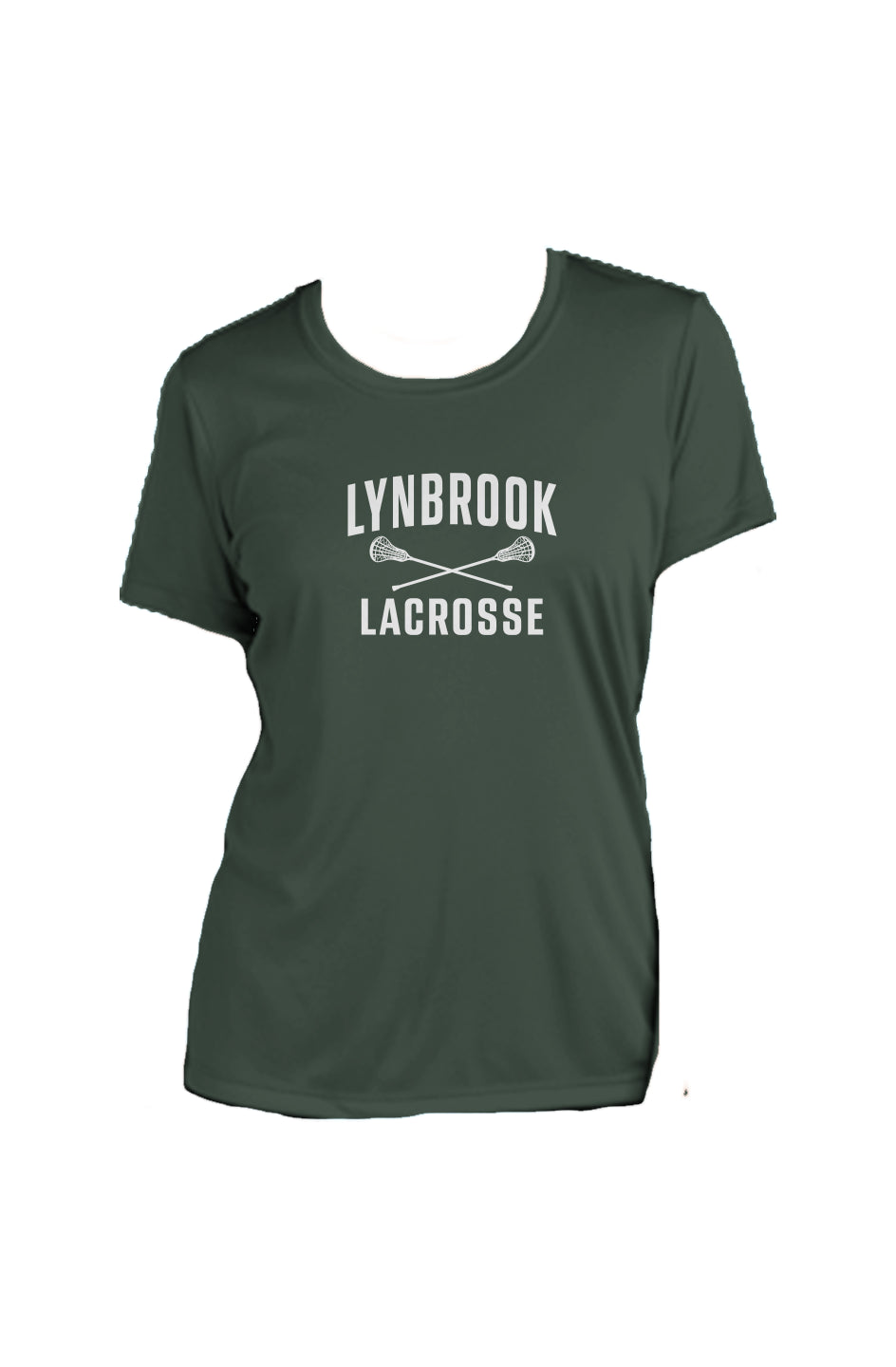 Lynbrook Lacrosse Women's Competitor Tee (Green/White)