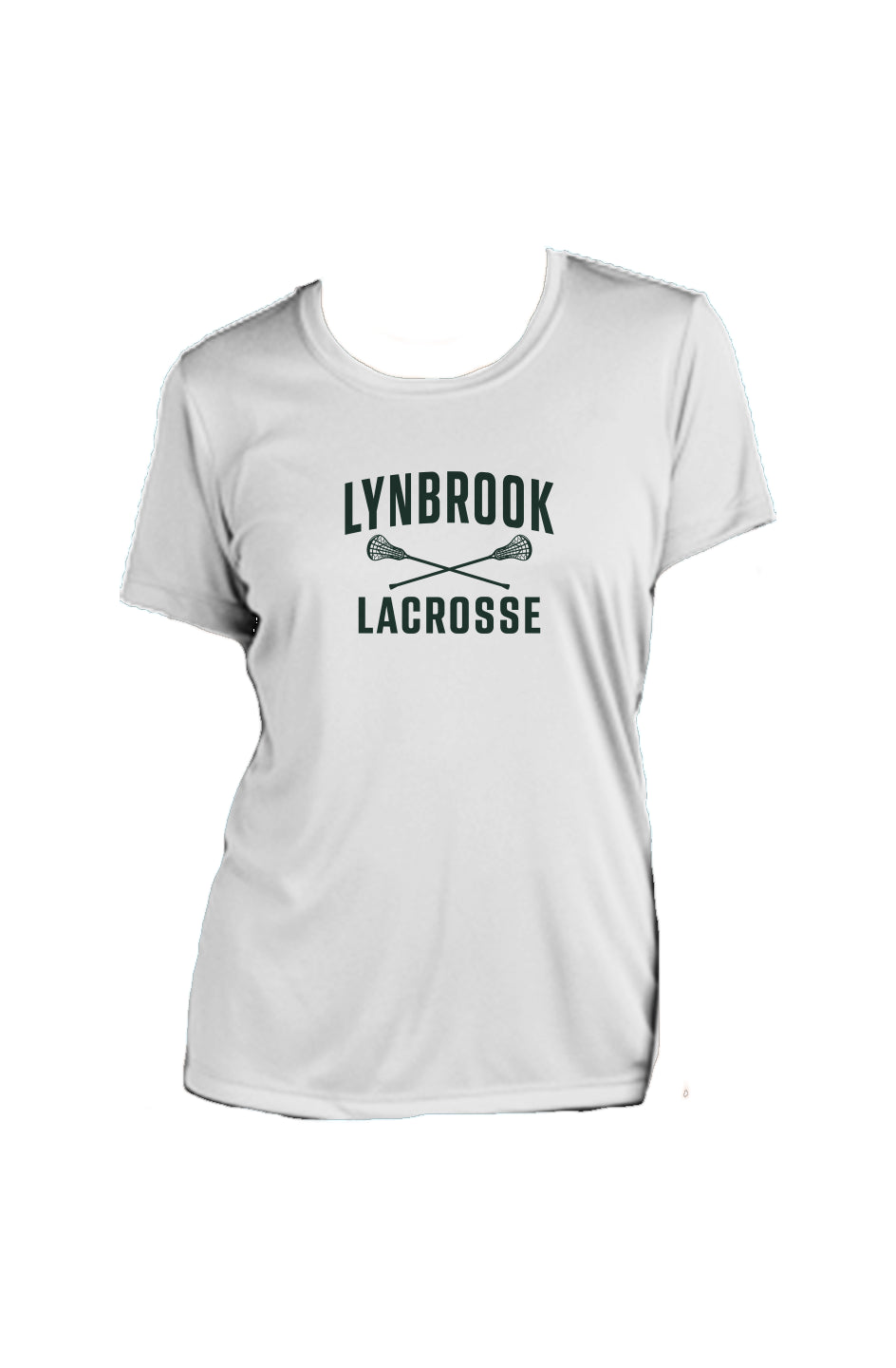 Lynbrook Lacrosse Women's Competitor Tee (White/Green)